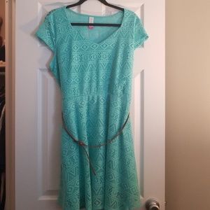 Teal Dress